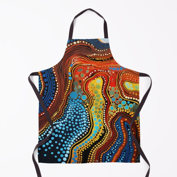 Item preview, Aboriginal Inspired Dot Art - Deep Sea Paths designed and sold by GrinGalore.