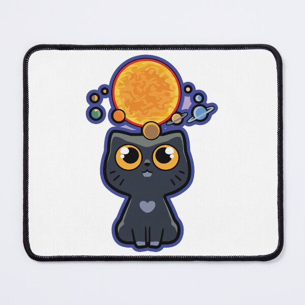 Item preview, Solar System Cosmic Mind Black Cat designed and sold by nouelnb.
