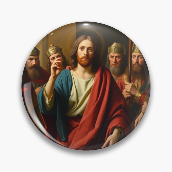 Item preview, jesus before pilate and his guards. designed and sold by oldMastersofart.