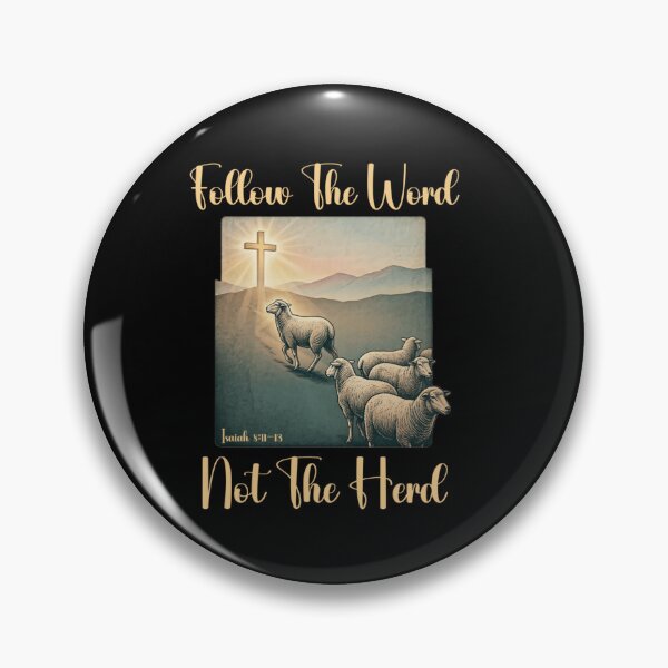 Item preview, Inspirational Christian Bible Verse Isaiah 8 Follow The Word Not The Herd Faith designed and sold by YubitaLeLe.