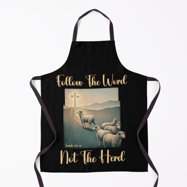 Item preview, Inspirational Christian Bible Verse Isaiah 8 Follow The Word Not The Herd Faith designed and sold by YubitaLeLe.