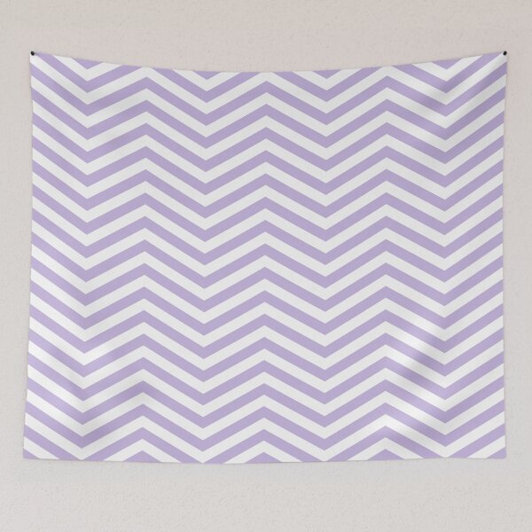 Item preview, White And Lavender Chevron Zigzag Pattern designed and sold by pattern-archive.