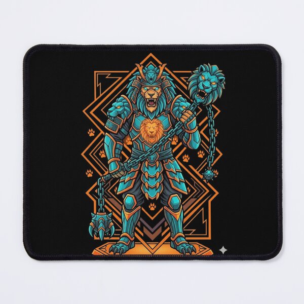 Item preview, Primal Lion-Shogun: Cyan Forge Guardian designed and sold by Artful Expression .
