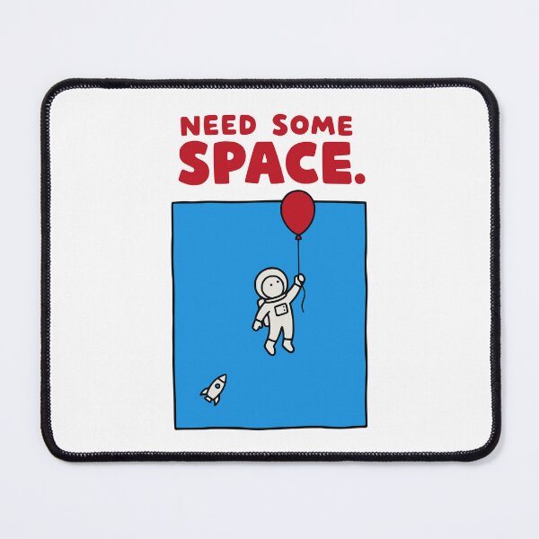 Item preview, Need Some Space Funny Astronaut Balloon Space Pun  designed and sold by MotionBanana Art.