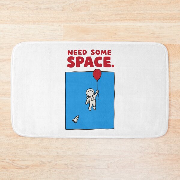 Item preview, Need Some Space Funny Astronaut Balloon Space Pun  designed and sold by MotionBanana Art.