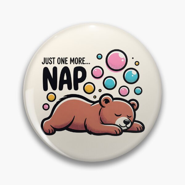 Item preview, Just One More Nap Animals Illustration designed and sold by SplashTastic.