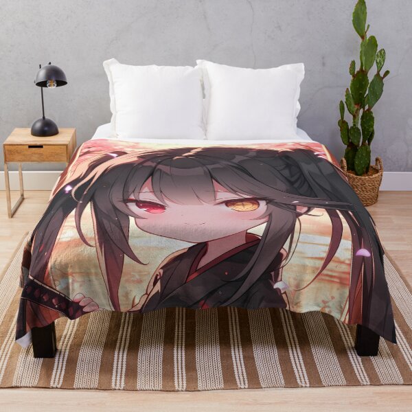 Item preview, Kurumi Tokisaki Date A Live Twilight Kimono With Cherry Blossoms designed and sold by TanglenRabbit.