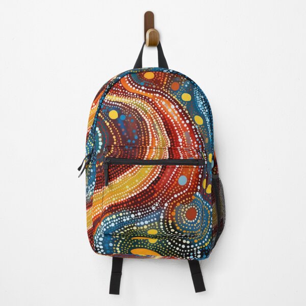 Item preview, Aboriginal Inspired Dot Art - Deep Sea Hot and Cold Paths designed and sold by GrinGalore.
