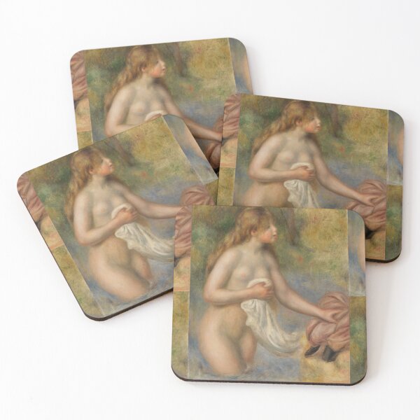 Item preview, Bather by Pierre-Auguste Renoir: Impressionist Nude Fine Art Poster designed and sold by artofuniverse.