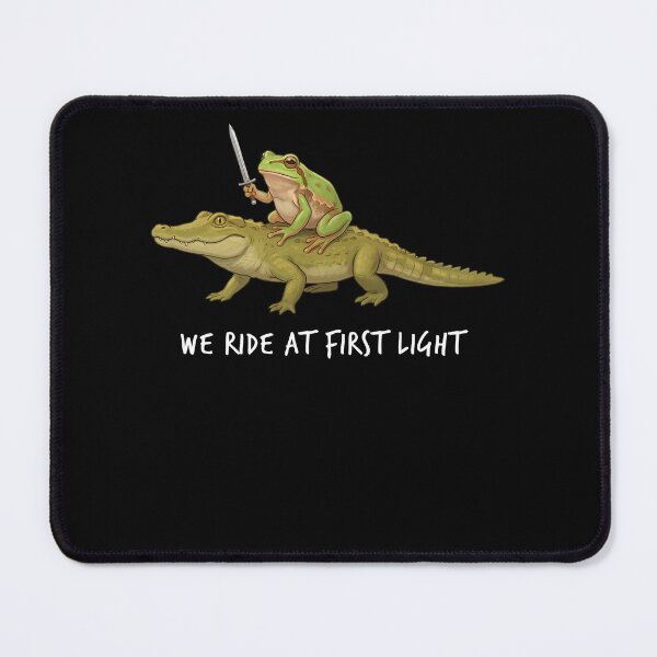 Item preview, We Ride at First Light Funny Frog Crocodile Animal Lover designed and sold by TerryConnells.