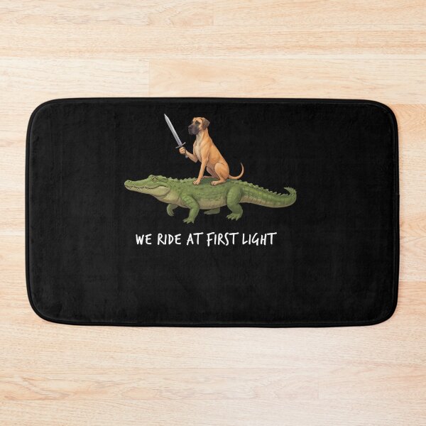 Item preview, We Ride at First Light Funny Great Dane Crocodile Dog Lover designed and sold by TerryConnells.