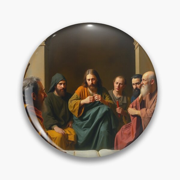 Item preview, jesus before the religous council. designed and sold by oldMastersofart.