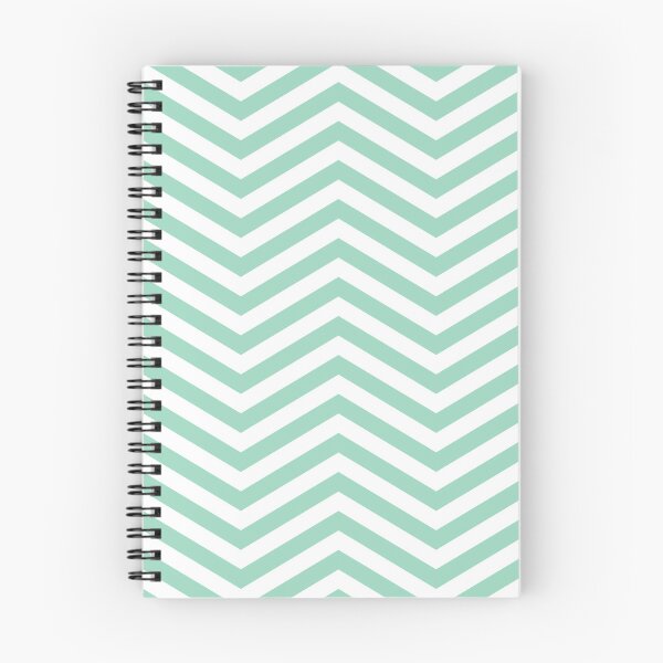 Item preview, White And Mint Chevron Zigzag Pattern designed and sold by pattern-archive.