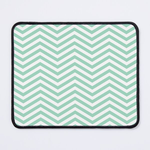 Item preview, White And Mint Chevron Zigzag Pattern designed and sold by pattern-archive.