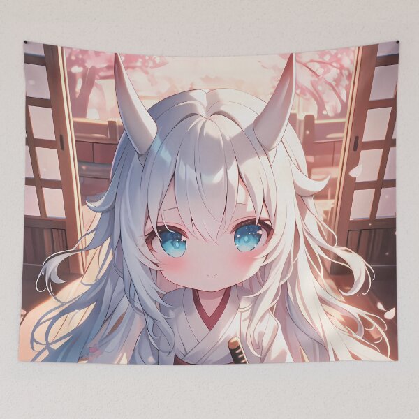 Item preview, Origami Tobiichi Date A Live Pastel Kimono In Soft Cherry Blossom Light designed and sold by TanglenRabbit.