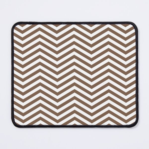Item preview, White And Mocha Chevron Zigzag Pattern designed and sold by pattern-archive.