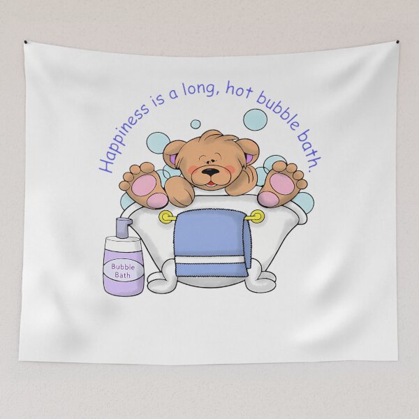 Item preview, Happy Bubble Bath Bear designed and sold by Littermin.