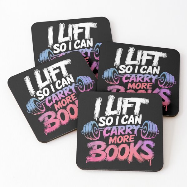 Item preview, Funny Gym Motivation For Readers I Lift So I Can Carry More Books designed and sold by YubitaLeLe.