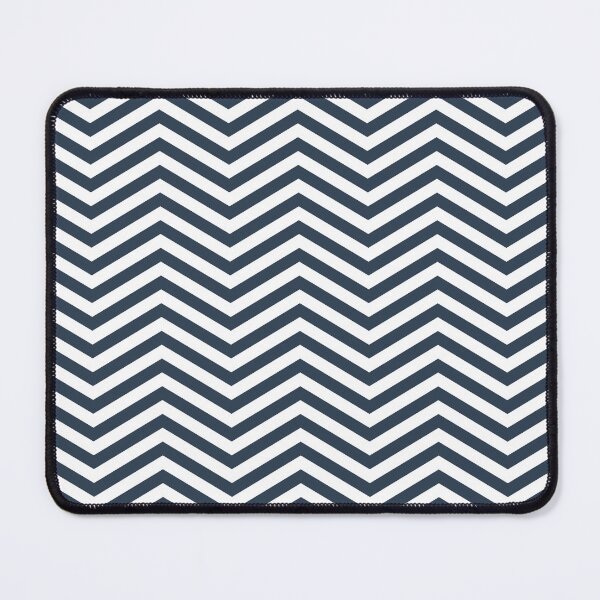 Item preview, White And Navy Chevron Zigzag Pattern designed and sold by pattern-archive.
