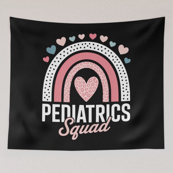 Item preview, Rainbow Pediatrics Squad - Valentine's Day Pediatrics Nurse designed and sold by HellD3vil-Art.