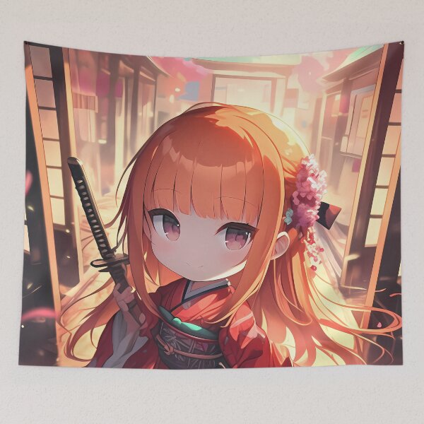 Item preview, Futaba Sakura Persona 5 Sunset Street Kimono Chibi designed and sold by TanglenRabbit.