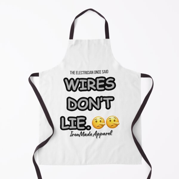 Item preview, Wires Don’t Lie Electrician T-Shirt | Funny Electrical Worker & Lineman Pride Tee designed and sold by IronMade Apparel.