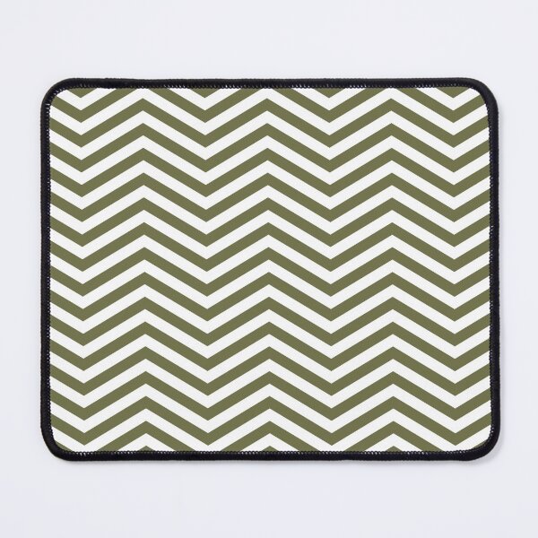 Item preview, White And Olive Chevron Zigzag Pattern designed and sold by pattern-archive.