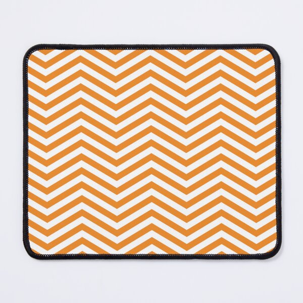 Item preview, White And Orange Chevron Zigzag Pattern designed and sold by pattern-archive.