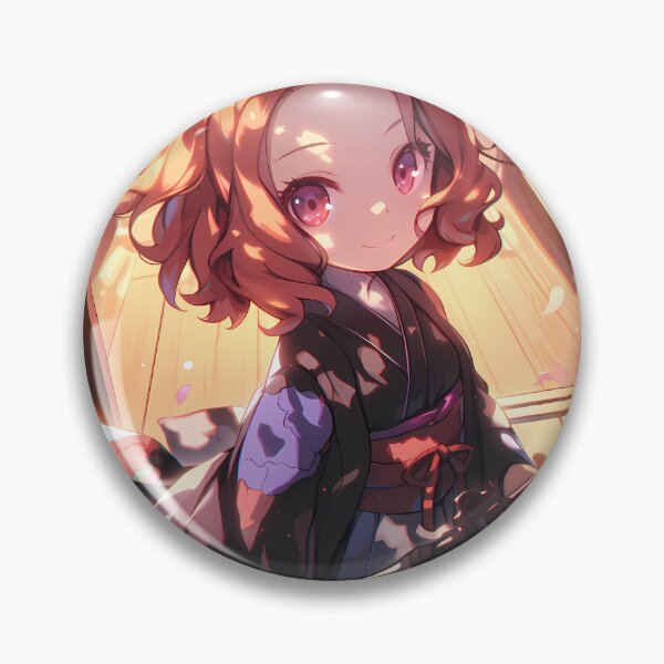 Item preview, Haru Okumura Persona 5 Pastel Sakura Kimono Chibi designed and sold by TanglenRabbit.