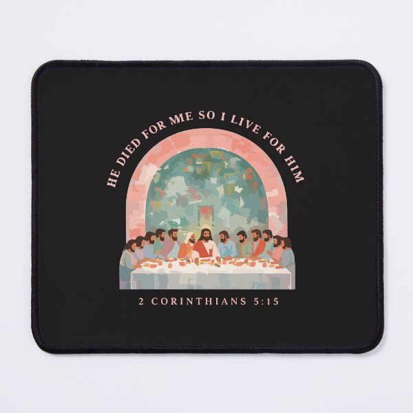 Item preview, He Died For Me So I Live For Him – Christian Bible Verse designed and sold by kiralynstration.