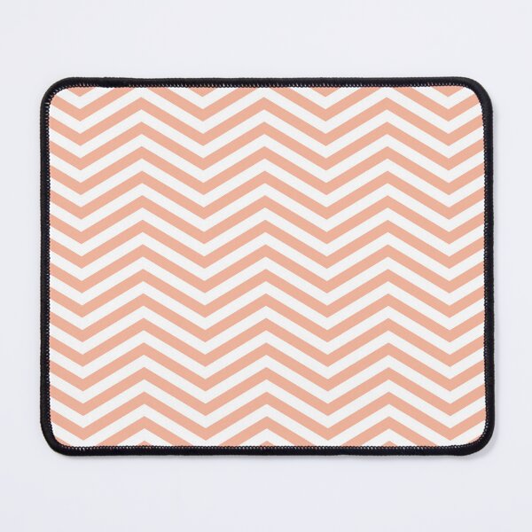 Item preview, White And Peach Chevron Zigzag Pattern designed and sold by pattern-archive.