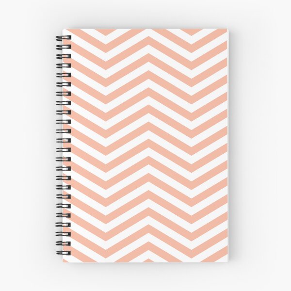 Item preview, White And Peach Chevron Zigzag Pattern designed and sold by pattern-archive.