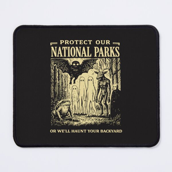 Item preview, Protect Our National Parks – Funny Nature Ghost Protest designed and sold by kiralynstration.