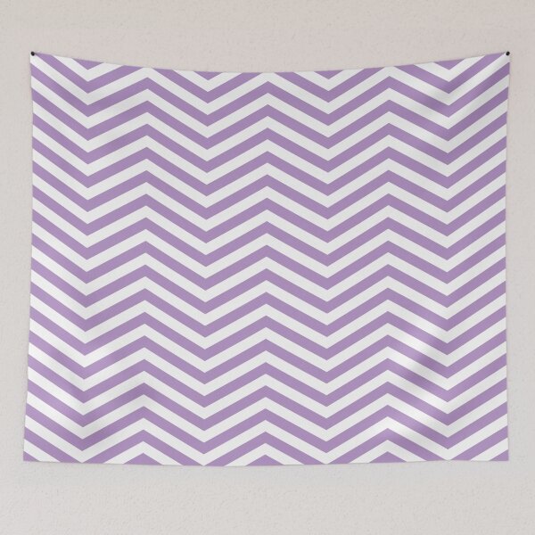 Item preview, White And Purple Chevron Zigzag Pattern designed and sold by pattern-archive.