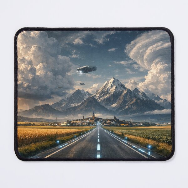 Item preview, Futuristic landscape between worlds designed and sold by Sigtrix.
