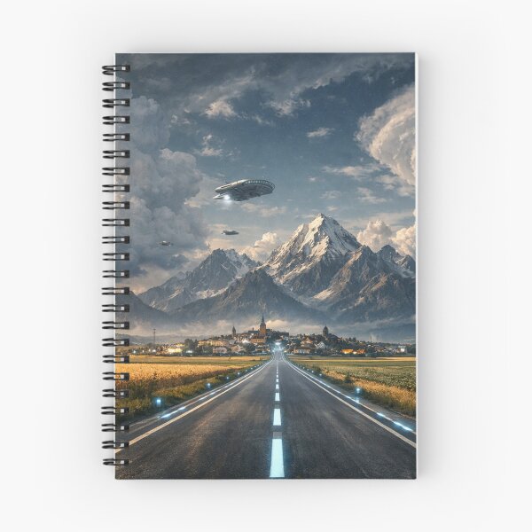 Item preview, Futuristic landscape between worlds designed and sold by Sigtrix.