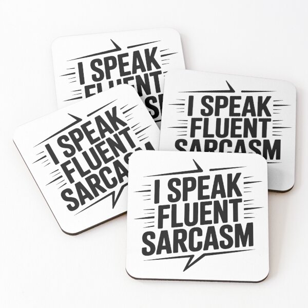 Item preview, Speak Fluent Sarcasm - Funny Comic Speech Bubble designed and sold by Mpsir.