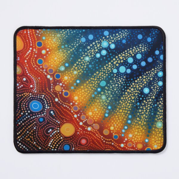 Item preview, Aboriginal Inspired Dot Art - Deep Sea Lava Path designed and sold by GrinGalore.