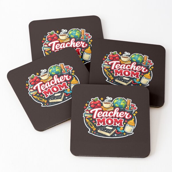 Item preview, Teacher mom logo  designed and sold by Teacuppupdesign.