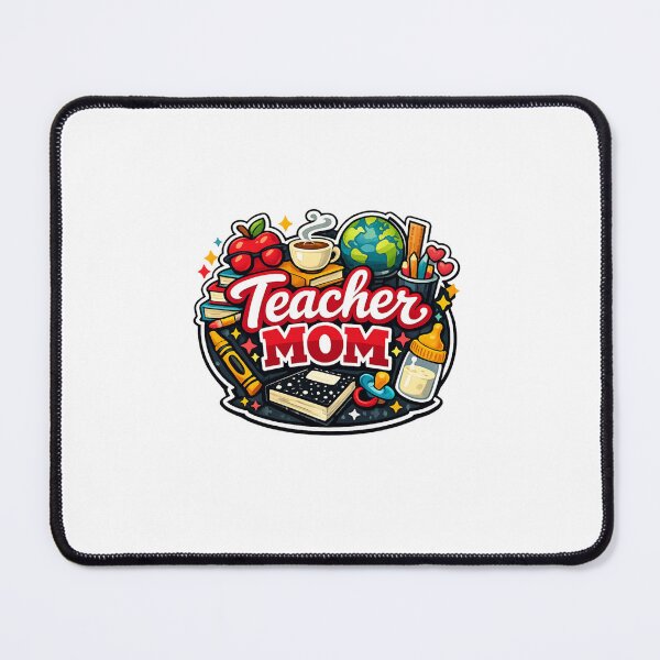 Item preview, Teacher mom logo  designed and sold by Teacuppupdesign.