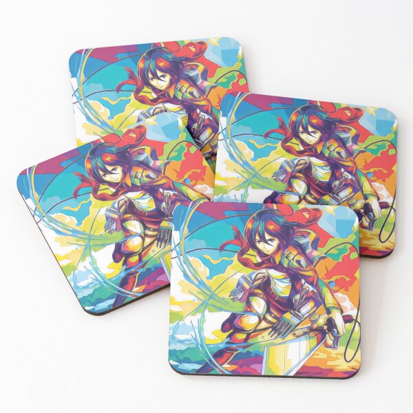 Item preview, Mikasa Ackerman Pop Art designed and sold by sandrahofer-art.