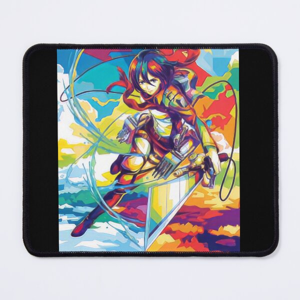 Item preview, Mikasa Ackerman Pop Art designed and sold by sandrahofer-art.
