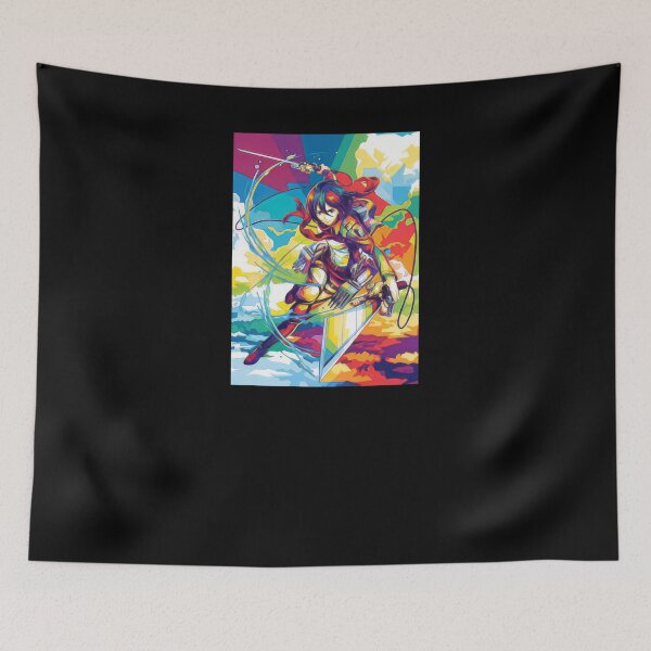 Item preview, Mikasa Ackerman Pop Art designed and sold by sandrahofer-art.