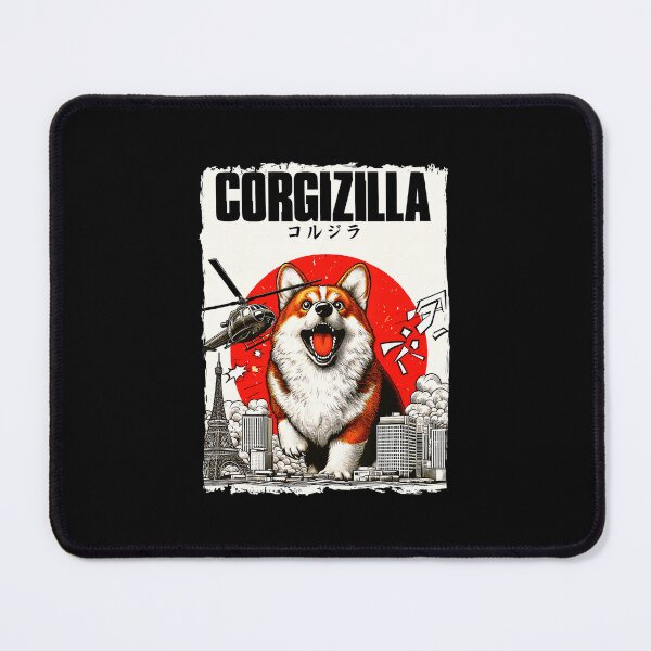 Item preview, Corgi Monster Japanese City Attack Funny Dog  designed and sold by titanlevi.