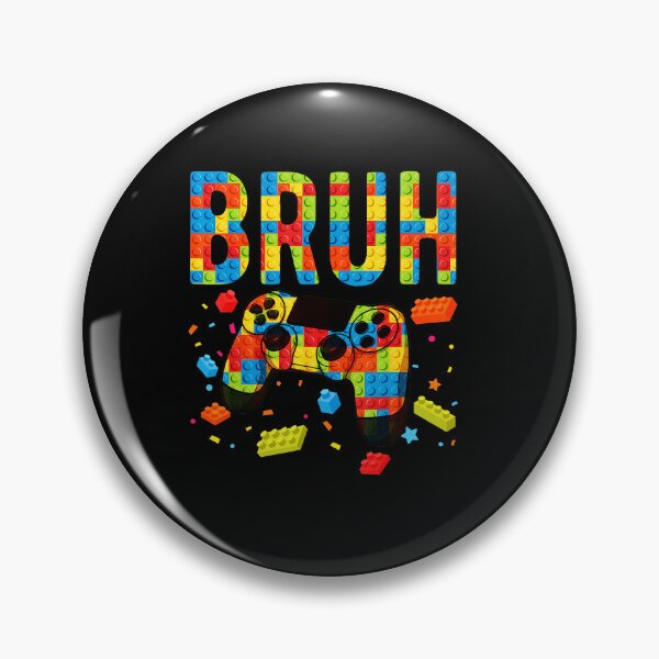 Item preview, Bruh Building Blocks Gamer Funny Brick Controller  designed and sold by FGTV2021.