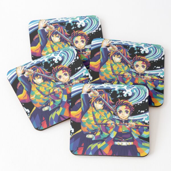 Item preview, Tanjiro and Giyu Demon Slayer designed and sold by sandrahofer-art.
