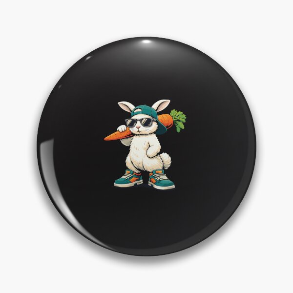 Item preview, Funny Easter Bunny With Carrot – Cute Rabbit Kids designed and sold by kiralynstration.