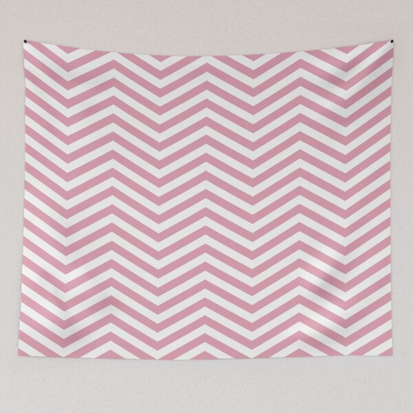 Item preview, White And Rose Chevron Zigzag Pattern designed and sold by pattern-archive.