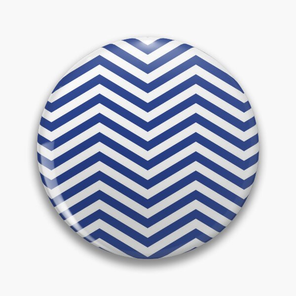 Item preview, White And Royal Blue Chevron Zigzag Pattern designed and sold by pattern-archive.