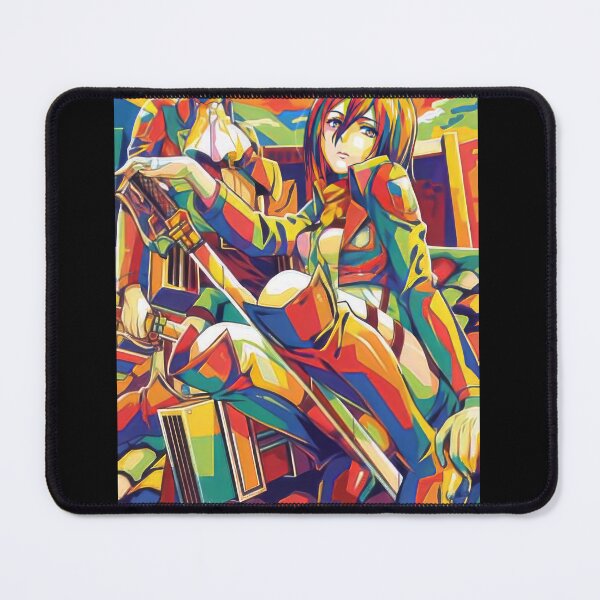 Item preview, Mikasa Ackerman and Levi Ackerman Wpap Art designed and sold by sandrahofer-art.